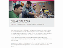 Tablet Screenshot of cesarsalazar.mx